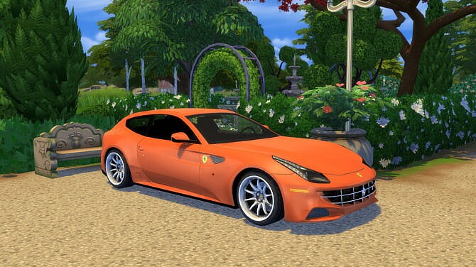 Sims 4 2012 Ferrari FF S at Modern Crafter CC