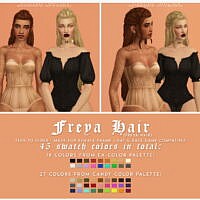 Freya Half-braided Long Hair