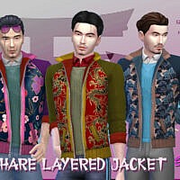 Oshare Layered Jacket By Simmiev
