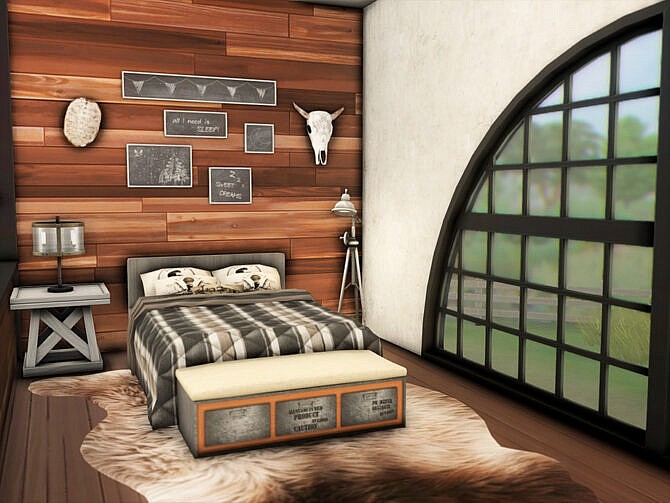 Sims 4 Artsy Bedroom by xogerardine at TSR