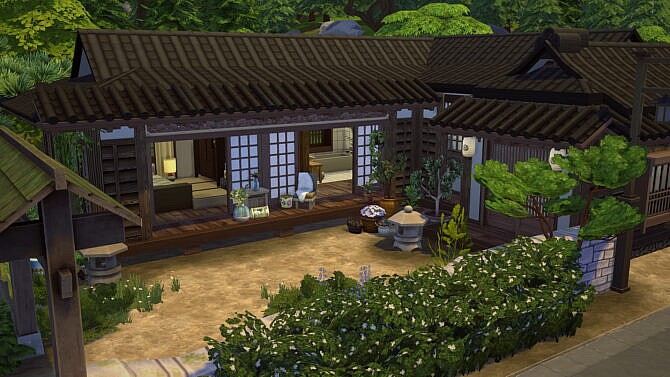 Sims 4 Japanese Rural House at Akai Sims – kaibellvert