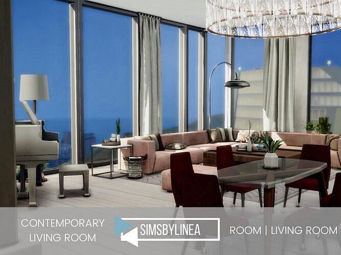 Contemporary Living Room By Simsbylinea