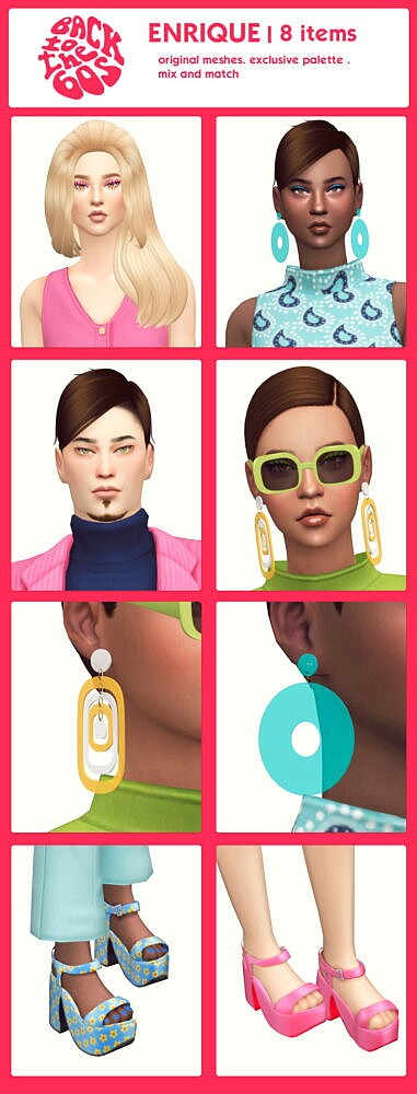 Sims 4 Back To The 60s   Enrique X Serenity