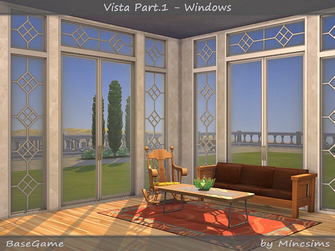 Sims 4 Vista Set Part.1 Windows by Mincsims at TSR