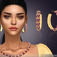 Helena Hoop Earrings By Feyona