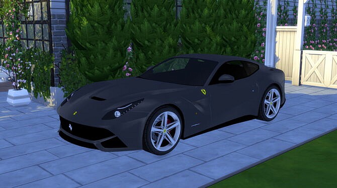 Sims 4 2013 Ferrari F12 berlinetta at Modern Crafter CC