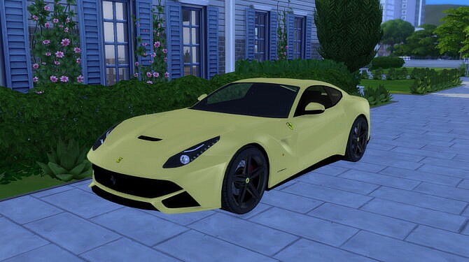 Sims 4 2013 Ferrari F12 berlinetta at Modern Crafter CC