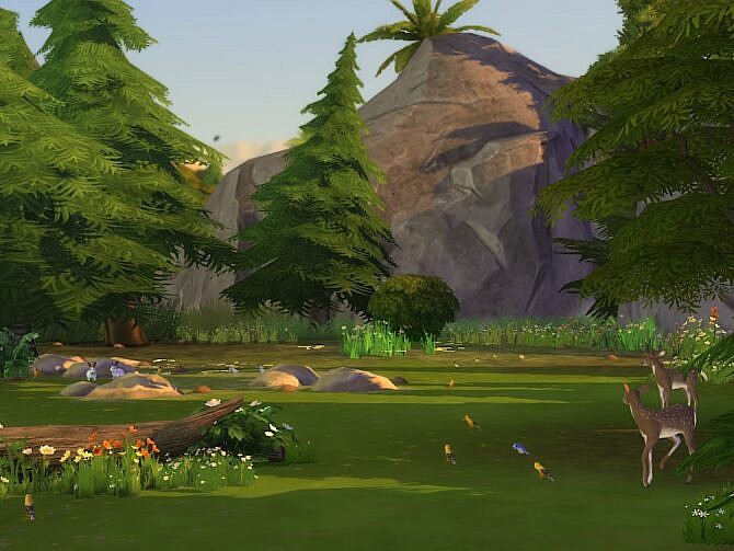 Sims 4 The Woods lot at KyriaT’s Sims 4 World