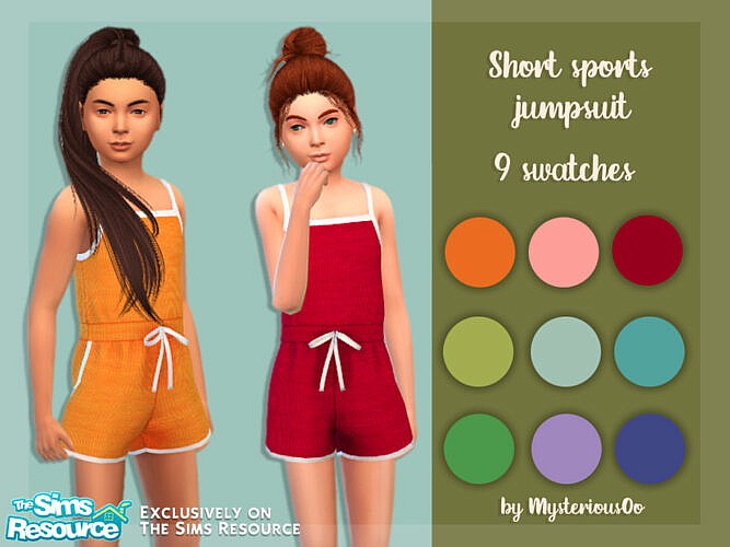 Short Sports Jumpsuit By Mysteriousoo