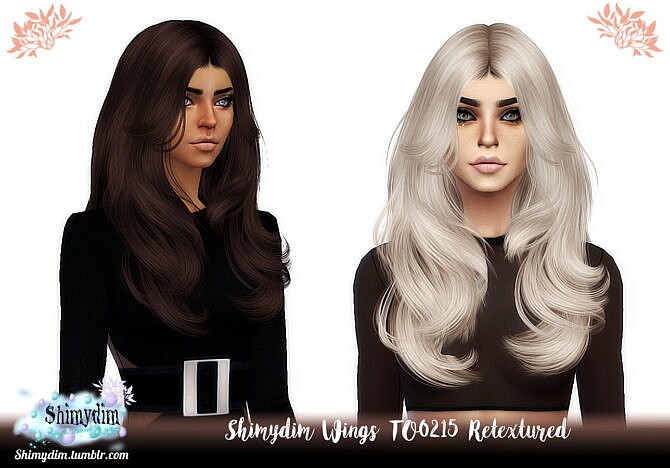 Sims 4 Wings TO0215 Hair Retexture at Shimydim Sims