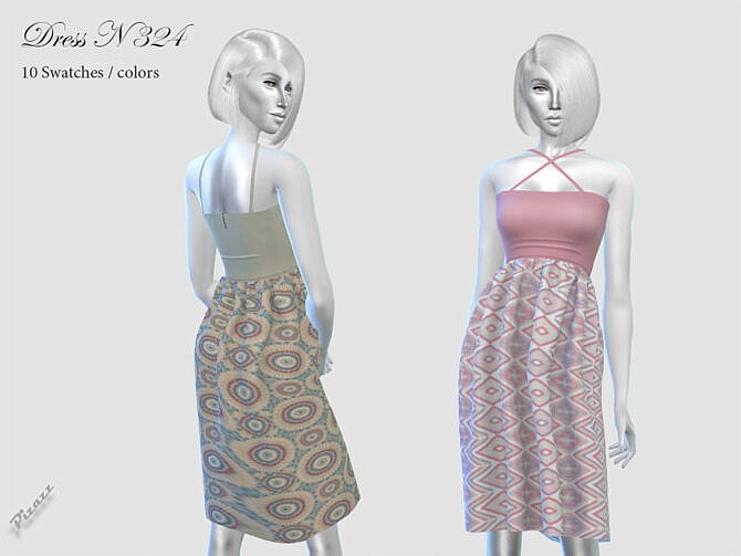 Sims 4 DRESS N 324 by pizazz at TSR