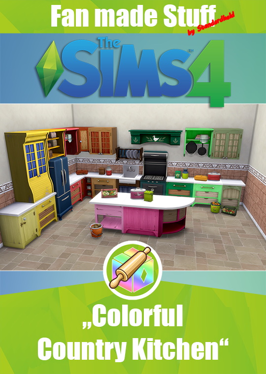 Sims 4 Colorful Country Kitchen at Standardheld