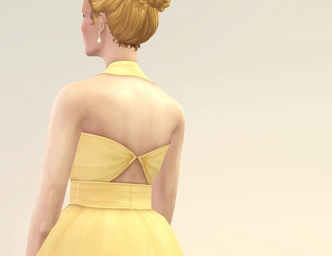 Sims 4 Bloom Gown 1 at Rusty Nail