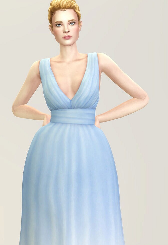 Bloom Gown 2 at Rusty Nail » Sims 4 Updates