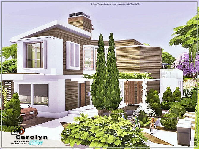 Sims 4 Carolyn home by Danuta720 at TSR