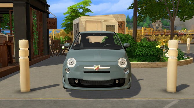 Sims 4 2009 Abarth 500 Esseesse at Modern Crafter CC