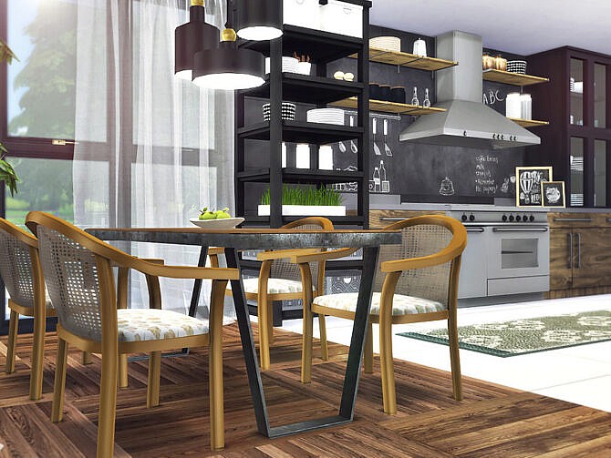 Sims 4 Rune Kitchen by Rirann at TSR