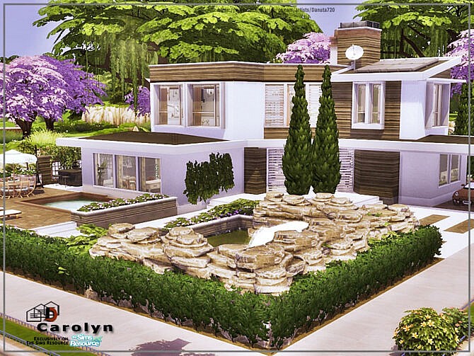 Sims 4 Carolyn home by Danuta720 at TSR