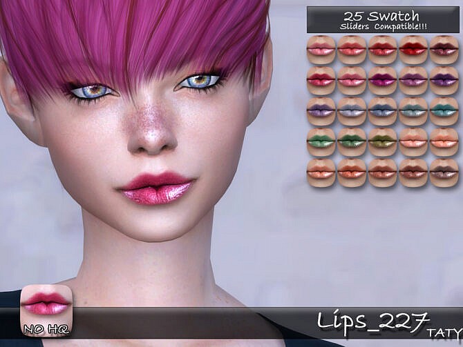 Sims 4 Lips 227 by tatygagg at TSR