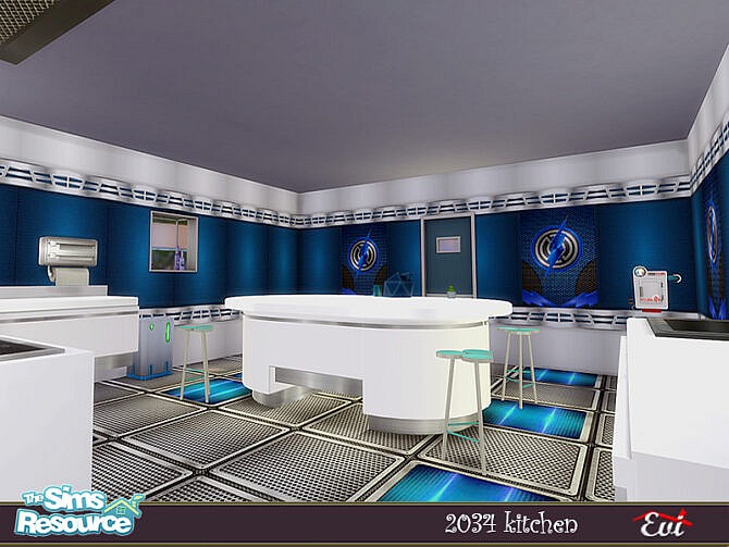 Sims 4 2034 Kitchen by evi at TSR