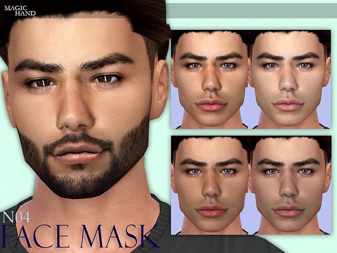Sims 4 Face Mask N04 by MagicHand at TSR
