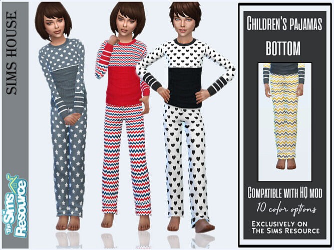 Kids Pajama Pants By Sims House