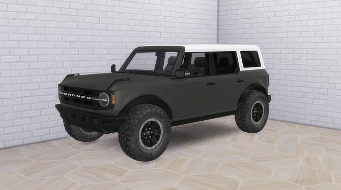 Sims 4 2021 Ford Bronco at Modern Crafter CC