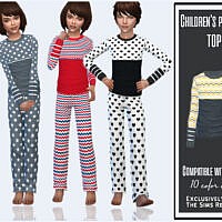 Kids Pajama Top By Sims House