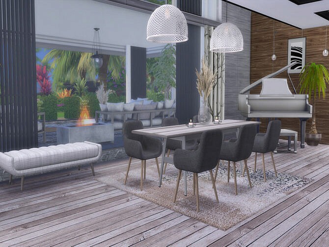 Sims 4 Modern Note House by Suzz86 at TSR