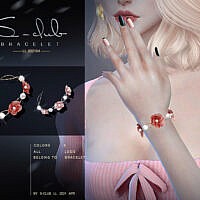 Flower Bracelet 2021012 By S-club Ll