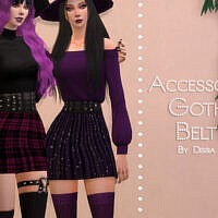 Goth Belt By Dissia