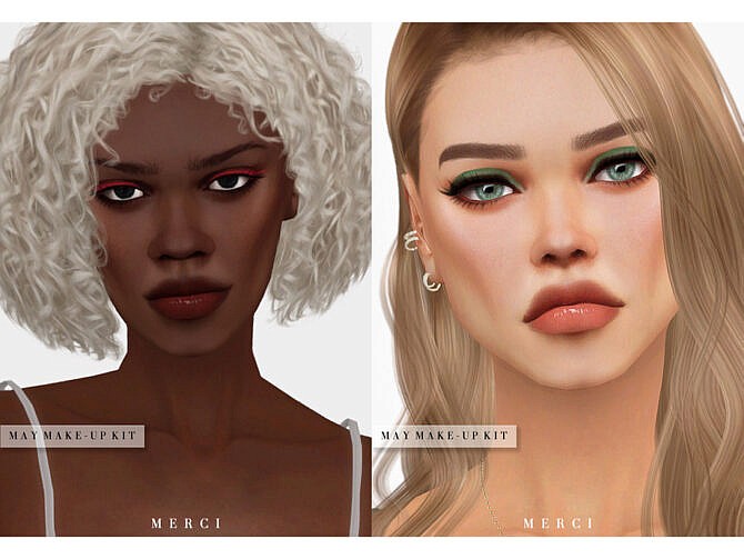 Sims 4 May Eyeliner by Merci at TSR