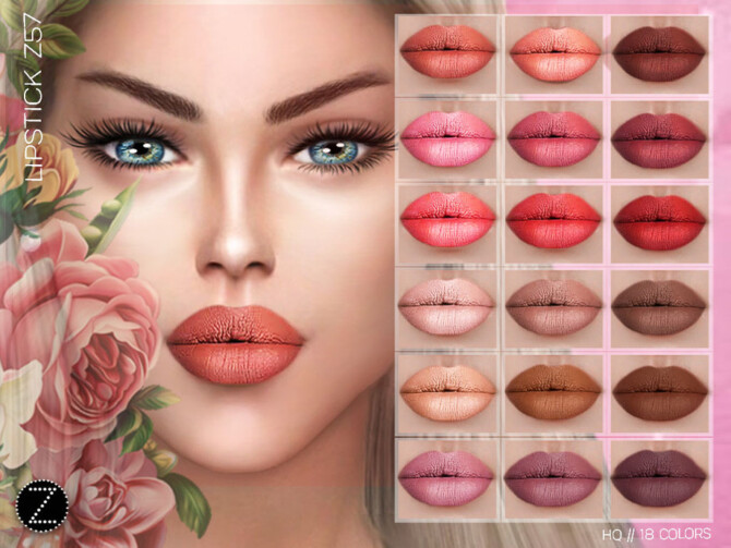 Sims 4 LIPSTICK Z58 by ZENX at TSR