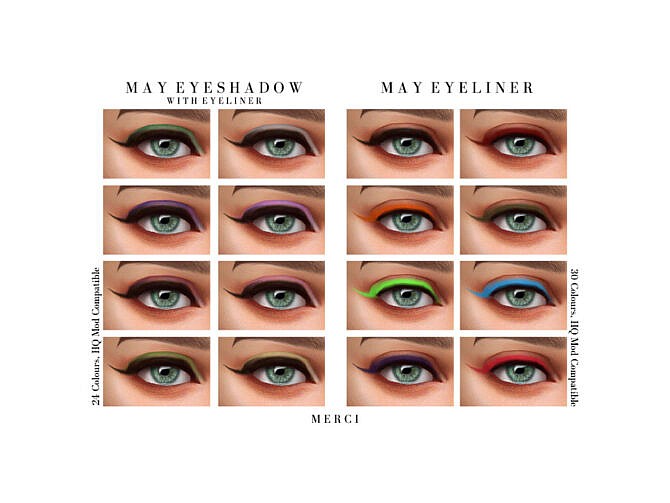 Sims 4 May Eyeliner by Merci at TSR