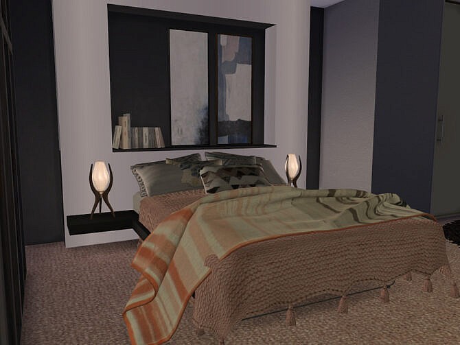 Sims 4 Silo Master Bedroom by fredbrenny at TSR
