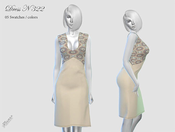 Sims 4 DRESS N 322 by pizazz at TSR