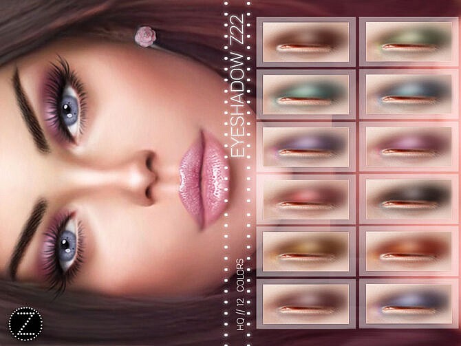 Sims 4 EYESHADOW Z22 by ZENX at TSR