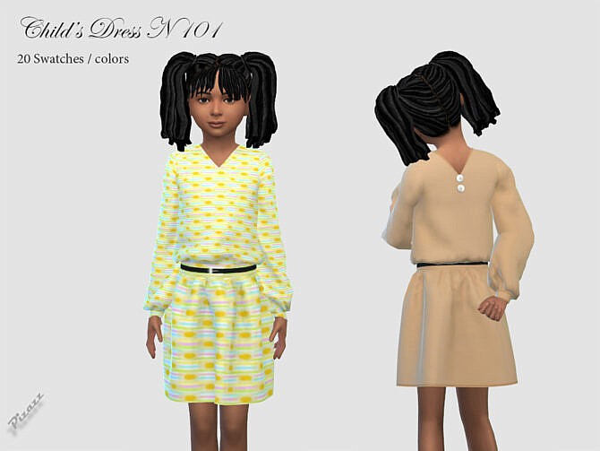 Sims 4 Child Dress n 101 by pizazz at TSR