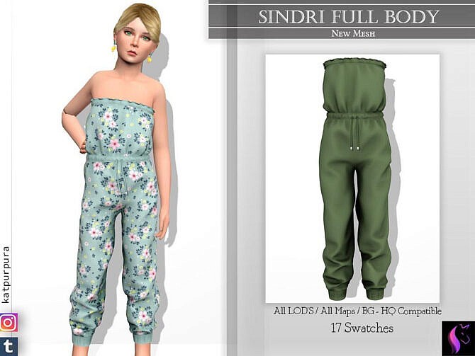 Sims 4 Sindri Full Body by KaTPurpura at TSR