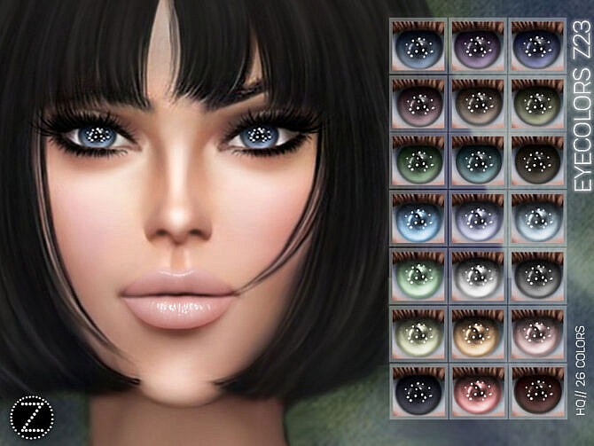 Sims 4 EYECOLORS Z23 by ZENX at TSR