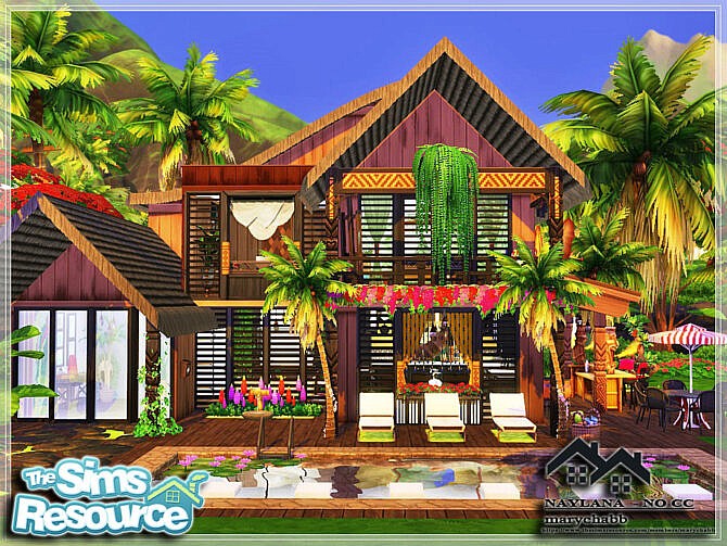 Sims 4 NAYLANA house by marychabb at TSR