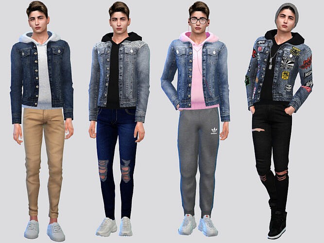 Bon Denim Hoodie Jacket By Mclaynesims