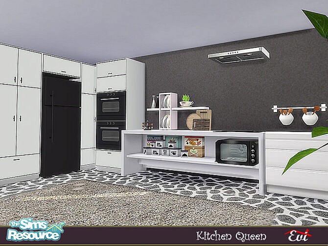 Sims 4 Kitchen Queen by evi at TSR