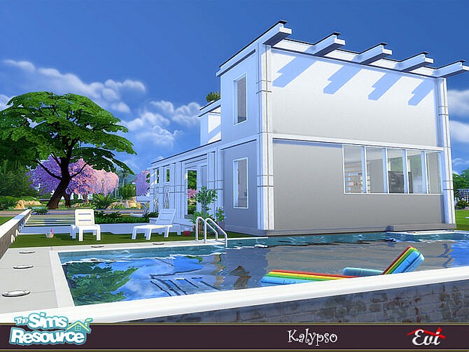 Sims 4 Kalipso house by evi at TSR