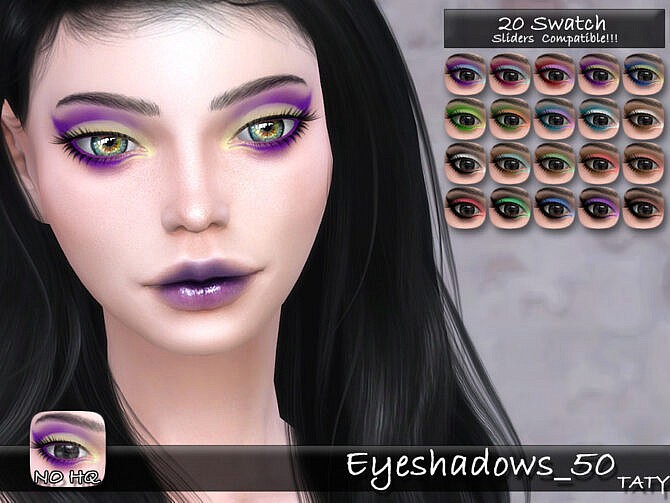 Sims 4 Eyeshadows 50 by tatygagg at TSR
