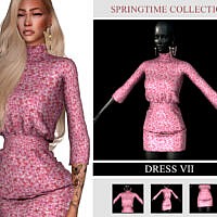 Springtime Collection Dress Vii By Viy Sims