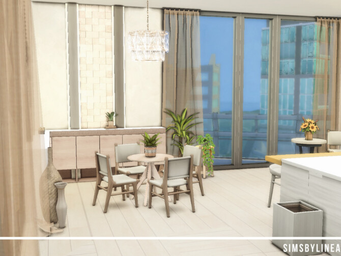 Sims 4 Contemporary Kitchen by SIMSBYLINEA at TSR