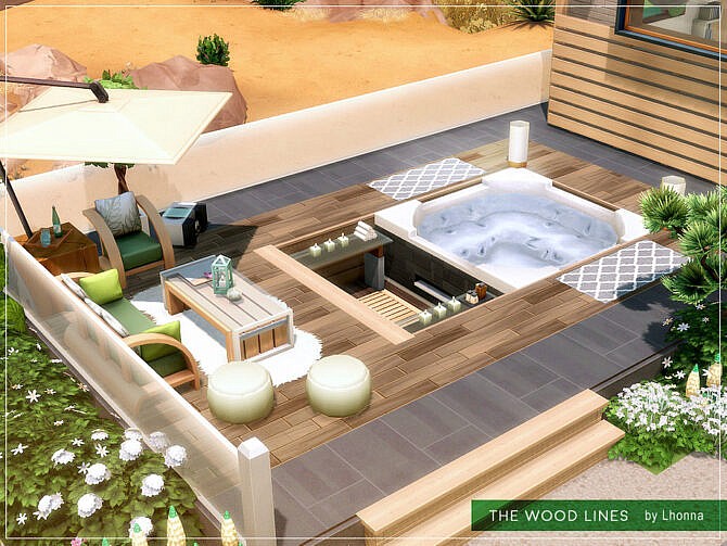 Sims 4 The Wood Lines home by Lhonna at TSR
