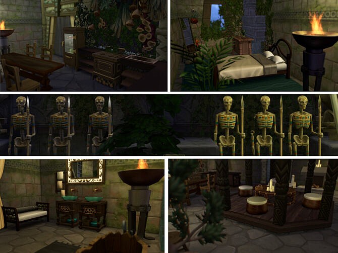Sims 4 Temple The Light LLama by VirtualFairytales at TSR