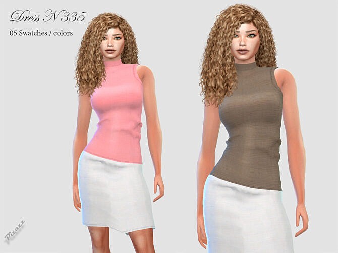 Sims 4 DRESS N 335 by pizazz at TSR